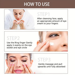 Squalane Eye Cream - Dark Circles & Puffiness - Night Under Eye Cream