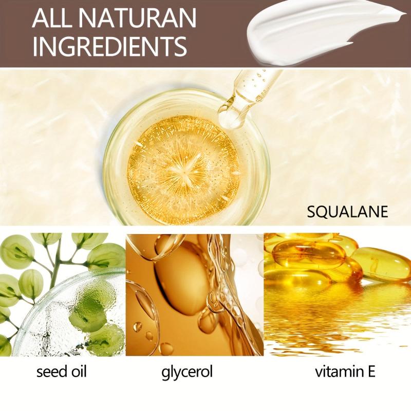 Squalane Eye Cream - Dark Circles & Puffiness - Night Under Eye Cream