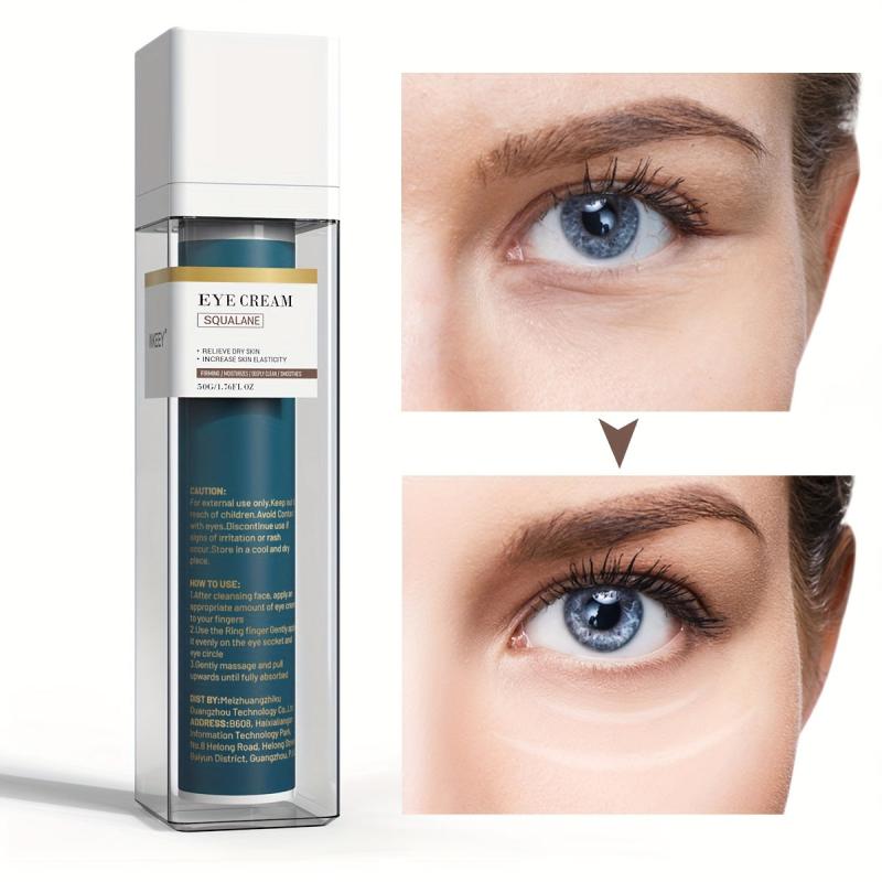 Squalane Eye Cream - Dark Circles & Puffiness - Night Under Eye Cream