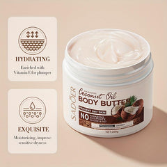 Coconut Body Cream Vitamin E Long Lasting Fragrance 200g