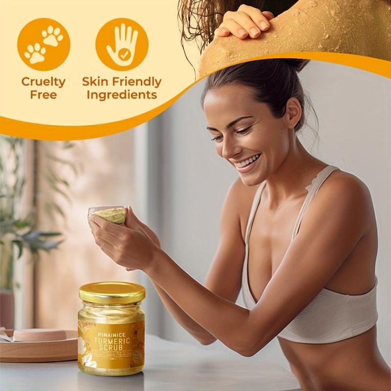 Turmeric Body Scrub Gentle Exfoliation for Radiant Skin Spot Removal