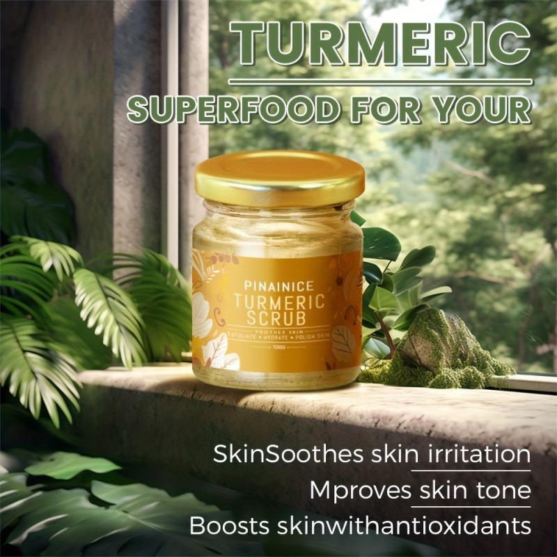 Turmeric Body Scrub Gentle Exfoliation for Radiant Skin Spot Removal