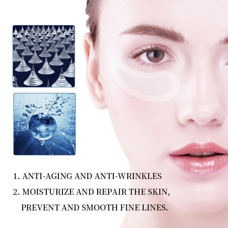 Microneedle Eye Patches Hyaluronic Acid Eye Mask for Fine Lines Wrinkles