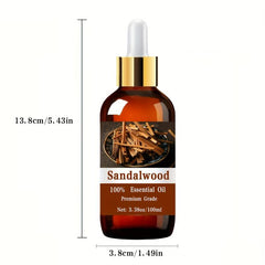 100% Pure Sandalwood Essential Oil 3.38oz 100ml Hair & Skin Care