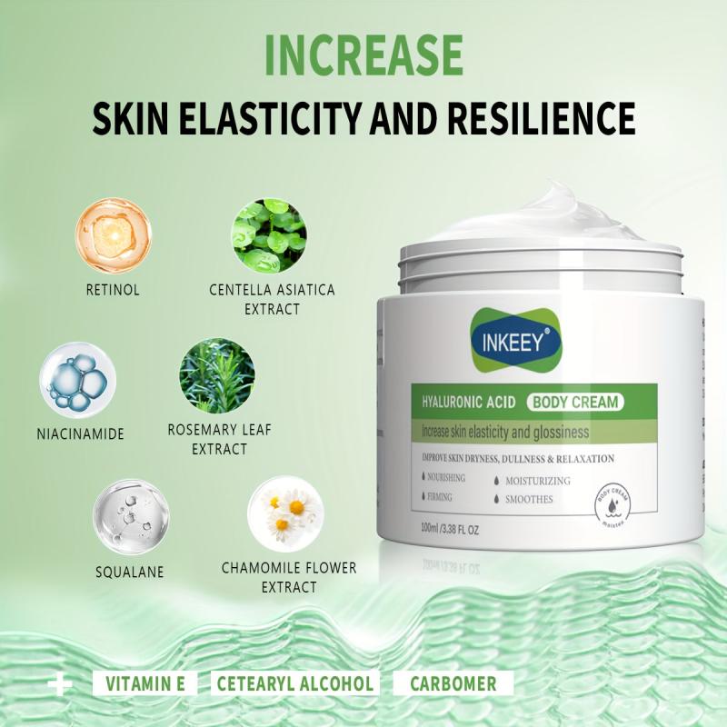 Hyaluronic Acid Body Cream for Firming Moisturization