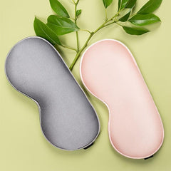 Soft Silk Sleep Eye Mask for Travel - Adjustable Elastic Band for Enhanced Sleep