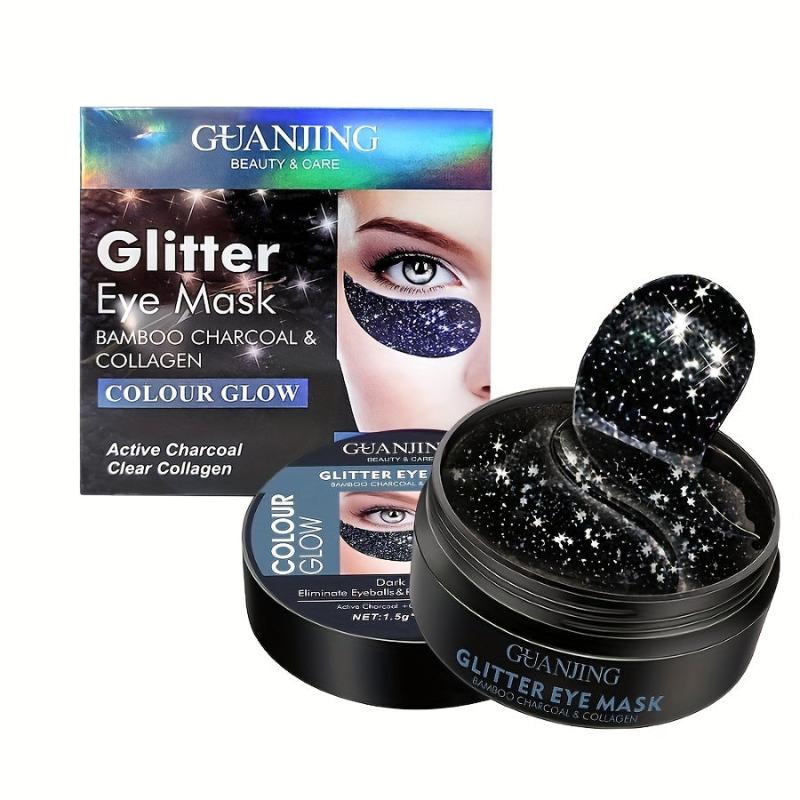 Glitter Eye Mask Bamboo Charcoal Moisturize Refine Pores Firm Under Eye Skin