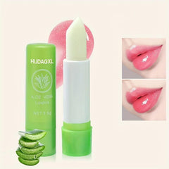 2pcs Orange Aloe Lip Balm Moisturizing Hydration Smooth Fine Lines