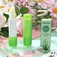 2pcs Orange Aloe Lip Balm Moisturizing Hydration Smooth Fine Lines