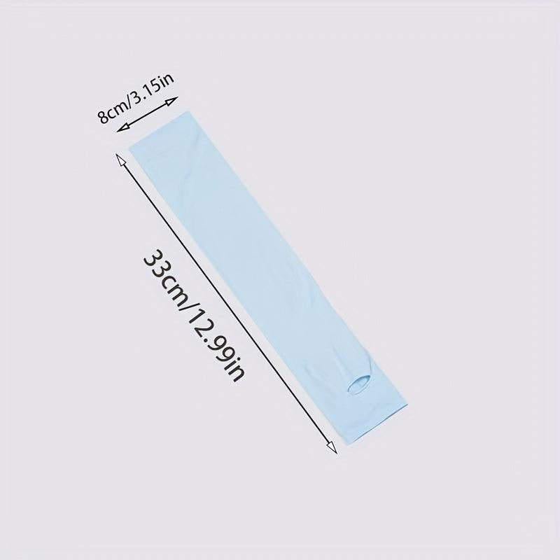 Ice Silk Sunscreen Sleeves for Outdoor Activities - Arm Protection