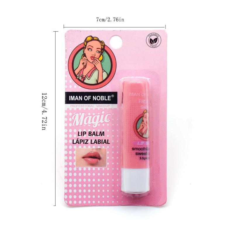 2pcs Cartoon Moisturizing Lipstick Prevent Dryness Lip Balm