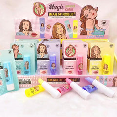2pcs Cartoon Moisturizing Lipstick Prevent Dryness Lip Balm