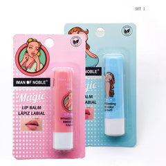 2pcs Cartoon Moisturizing Lipstick Prevent Dryness Lip Balm
