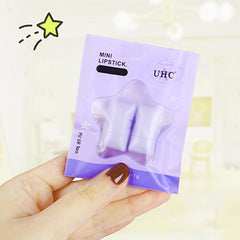 2pcs Mini Tea Scented Lipstick Bag Hydrating Moisturizing Portable Lip