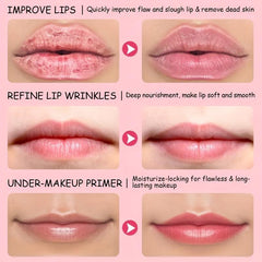 2pcs Mini Tea Scented Lipstick Bag Hydrating Moisturizing Portable Lip