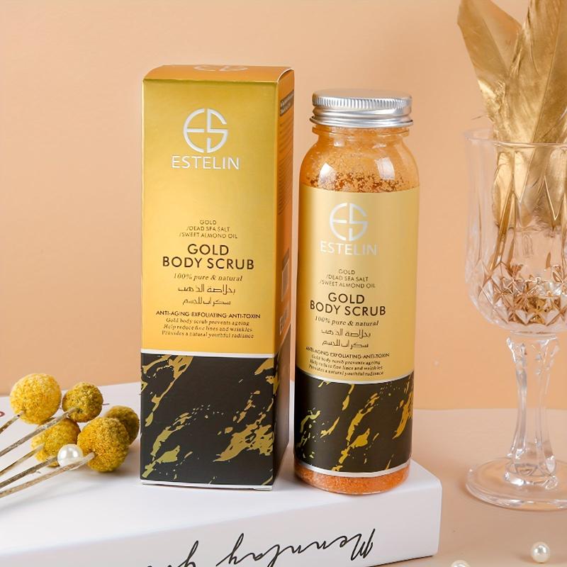Golden Body Scrub 200g Moisturizing Nourishing Skin Cleansing Skin Smoothing