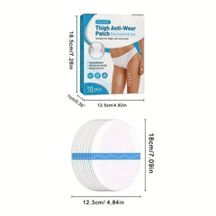 Thigh Friction Protection Stickers High Elastic Leg Protector
