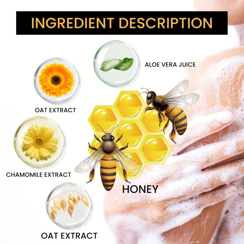 Honey Shower Gel Deep Cleansing Moisturizing Skin Care