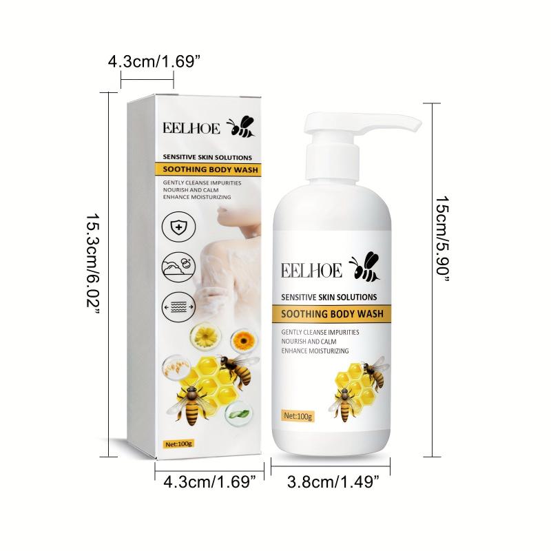 Honey Shower Gel Deep Cleansing Moisturizing Skin Care