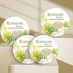 Organic Rosemary Shampoo Soap 4-Pack