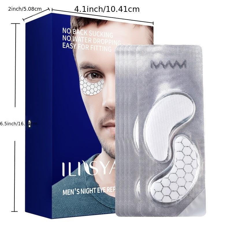 ILISYA Collagen Eye Patches For Men Moisturizing Eye Mask Gel