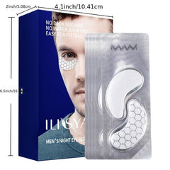 ILISYA Collagen Eye Patches For Men Moisturizing Eye Mask Gel