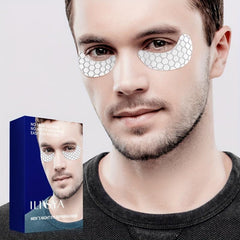 ILISYA Collagen Eye Patches For Men Moisturizing Eye Mask Gel