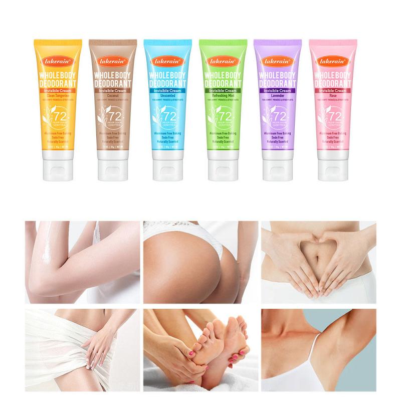 Invisible Cream Deodorant Remove Sweat Odor Full Body