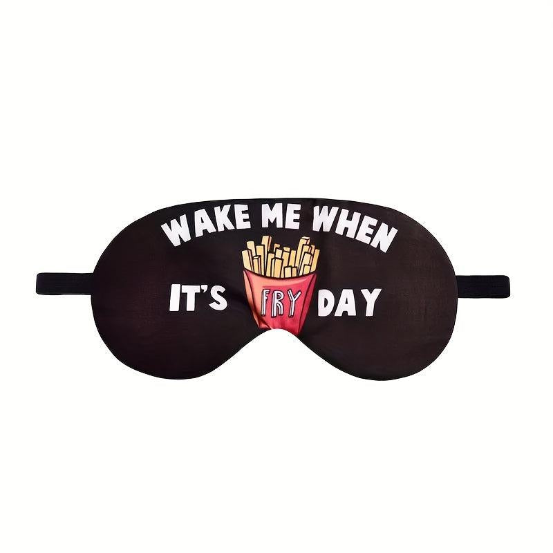 Comfortable Eye Mask For Sleeping Polyester Blindfolds Women Men Travel Nap