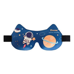 3D Sponge Fabric Cartoon Eye Mask - Comfortable Travel Sleep Relax