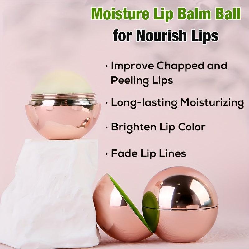 Organic Rose Lip Balm Ball Natural Moisturizer