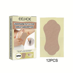 12pcs Underarm Dress Sticker Pads Patch Women Men Summer Sweat Pads Deodorant