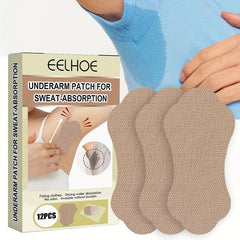 12pcs Underarm Dress Sticker Pads Patch Women Men Summer Sweat Pads Deodorant