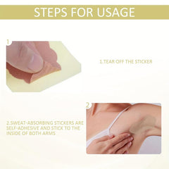 12pcs Underarm Dress Sticker Pads Patch Women Men Summer Sweat Pads Deodorant