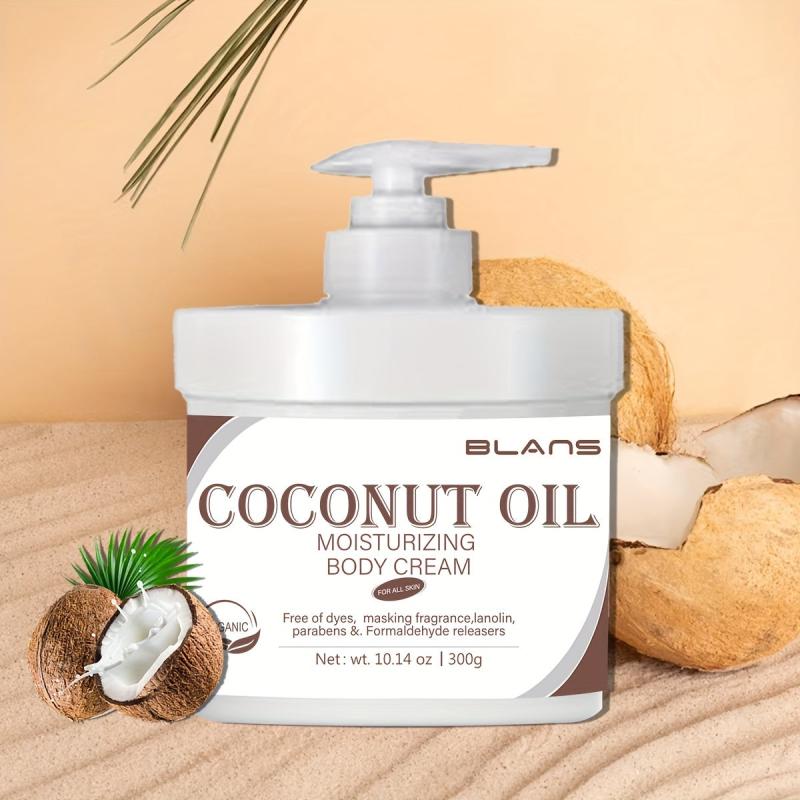 Coconut Body Lotion Moisturizing Cream - Natural Coconut Cream Moisturizer