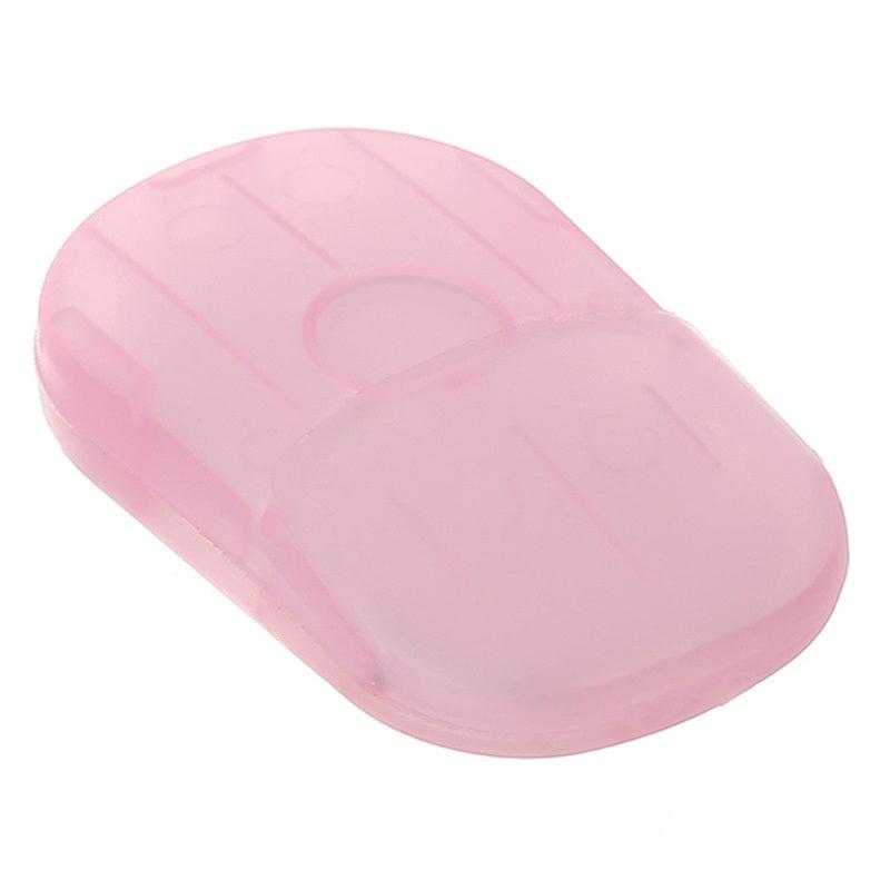 Travel Soap Slices Box Portable Soap Paper 20 Piece Set