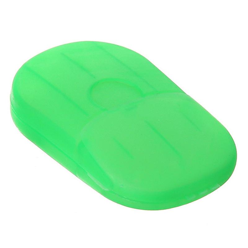 Travel Soap Slices Box Portable Soap Paper 20 Piece Set
