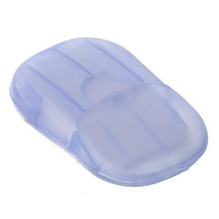 Travel Soap Slices Box Portable Soap Paper 20 Piece Set