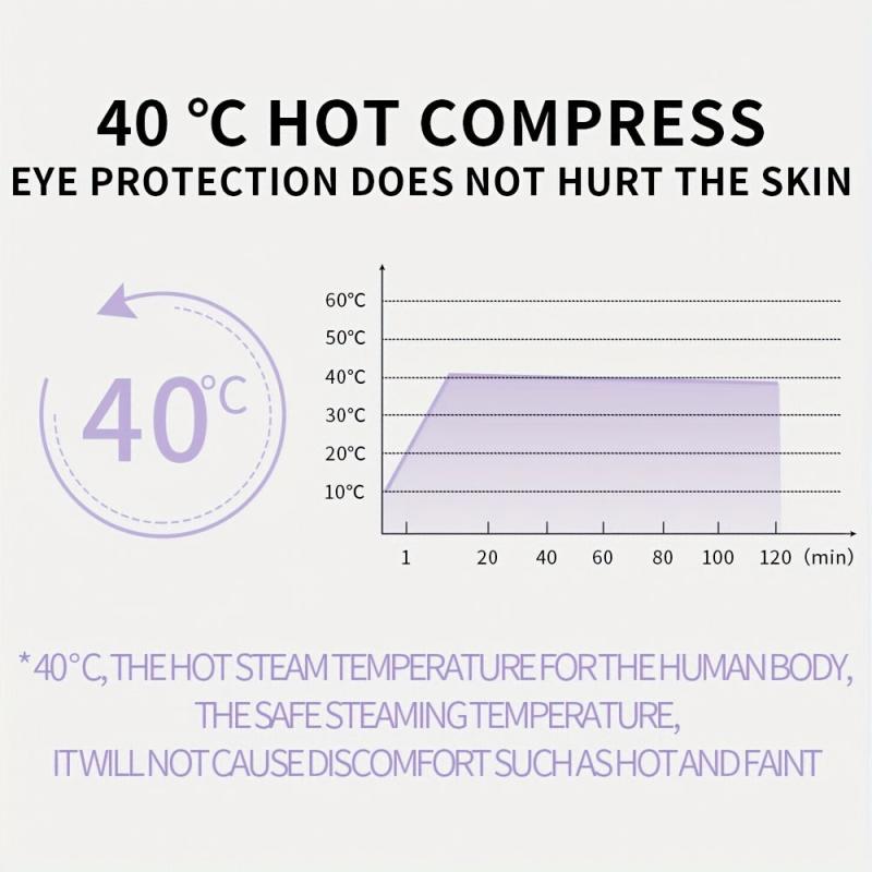 Steam Eye Mask for Men and Women Lavender Eye Care
