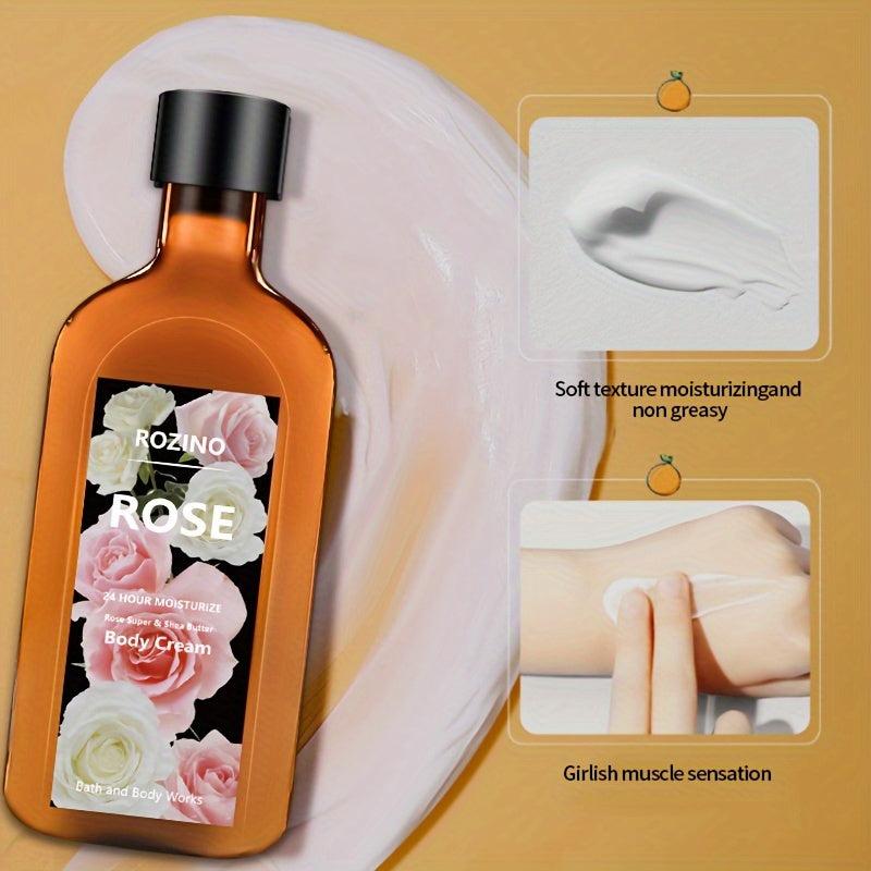 Rose Body Milk Moisturizer Non-Greasy & Hydrating