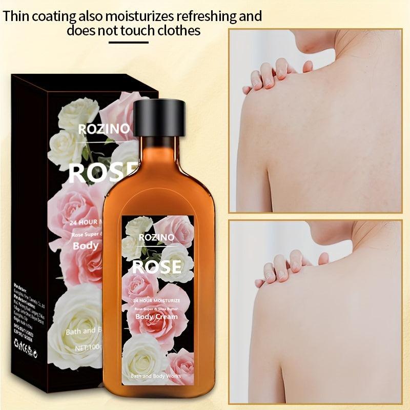 Rose Body Milk Moisturizer Non-Greasy & Hydrating