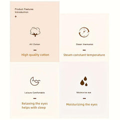5 Pcs Aicao TCM Steam Eye Mask for Relaxation & Soothing, Lavender Scented