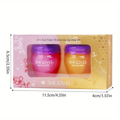 Honey Lip Balm & Lip Mask Set for Repairing & Smoothing Lips