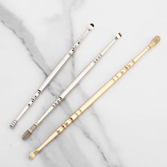 Stainless Steel Double Head Ear Wax Removal Tool Ear Pick Ear Cleaner