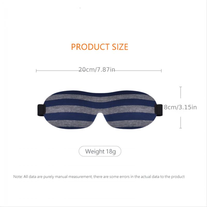 3D Sleep Eye Mask Blindfold Adjustable Strap Soft Eye Cover Women Men