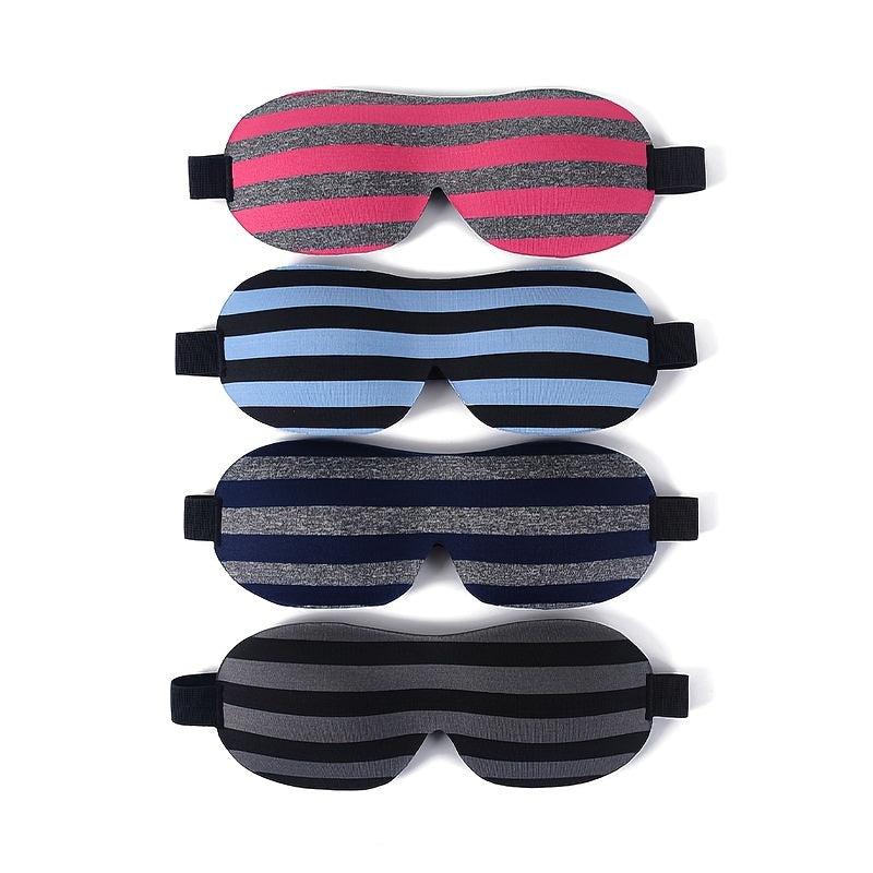 3D Sleep Eye Mask Blindfold Adjustable Strap Soft Eye Cover Women Men