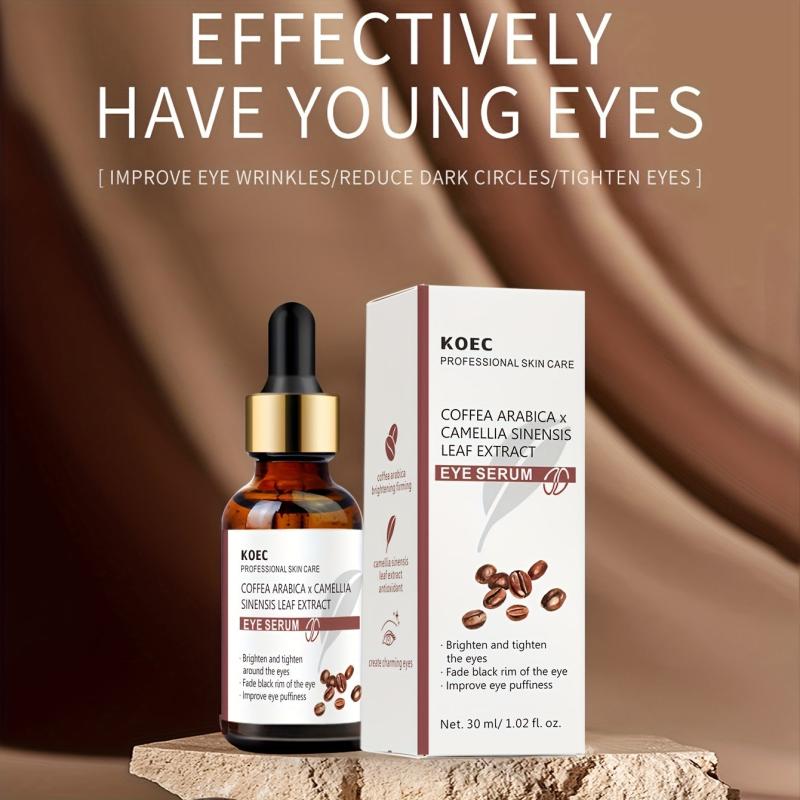 30ml Caffeine Eye Serum Reduces Puffiness Dark Circles Under Eye Bags Wrinkles
