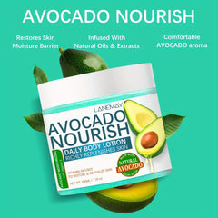 Organic Avocado Honey Coconut Body Butter Cream 6.76oz