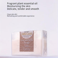 24K Golden Foil Goat Milk Oat Soap 150g Turmeric