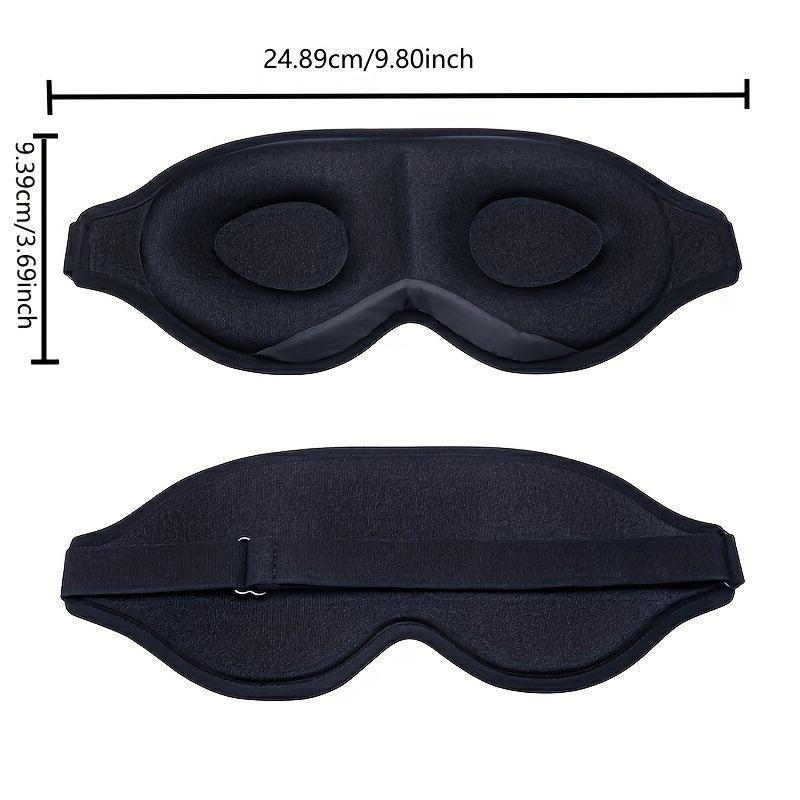 2 Pcs Sleep Eye Mask For Women Men Comfortable 3D Contoured Blackout Covers
